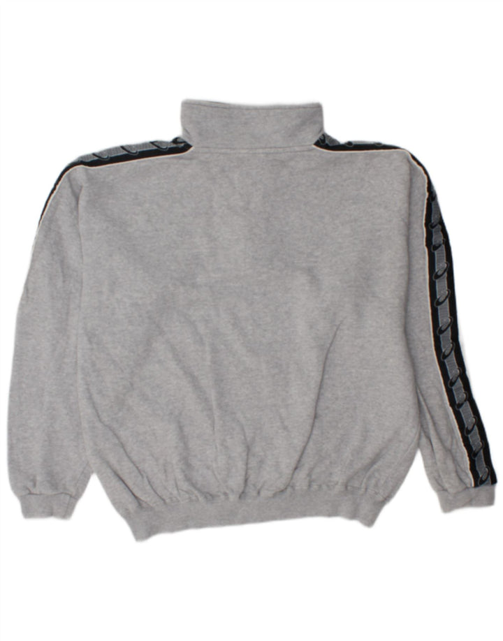 Asics Herre Loose Fit Grafisk Sweatshirt Jumper Medium Grå Colourblock