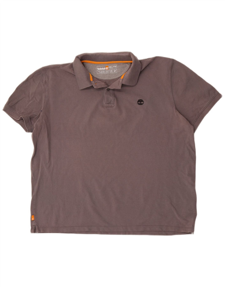 Timberland Herre Regular Fit Polo Shirt 2XL Grå Bomuld