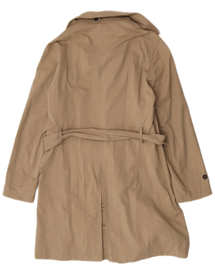 Zara Trench Coat til mænd UK 38 Medium Beige Polyester