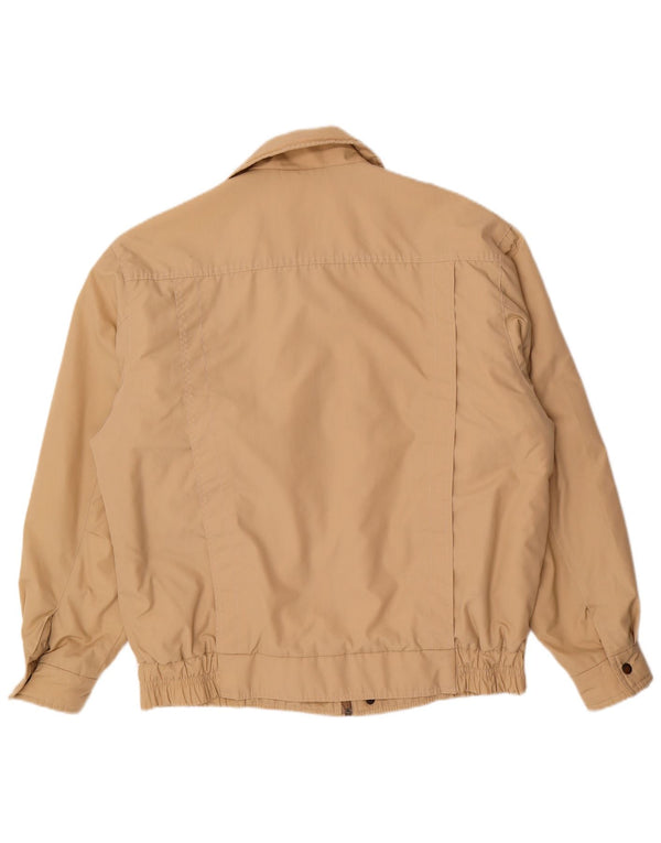 Vintage Herre Military Bomber Jacket UK 42 XL Beige