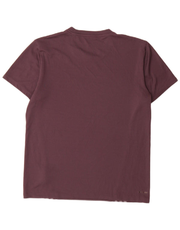 Adidas Herre T-Shirt Top Stor Lilla Polyester