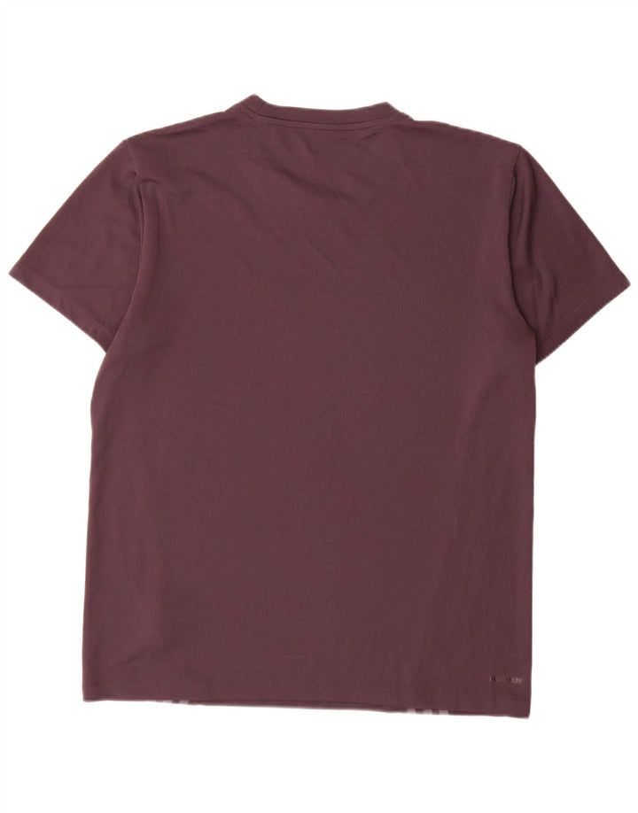 Adidas Herre T-Shirt Top Stor Lilla Polyester