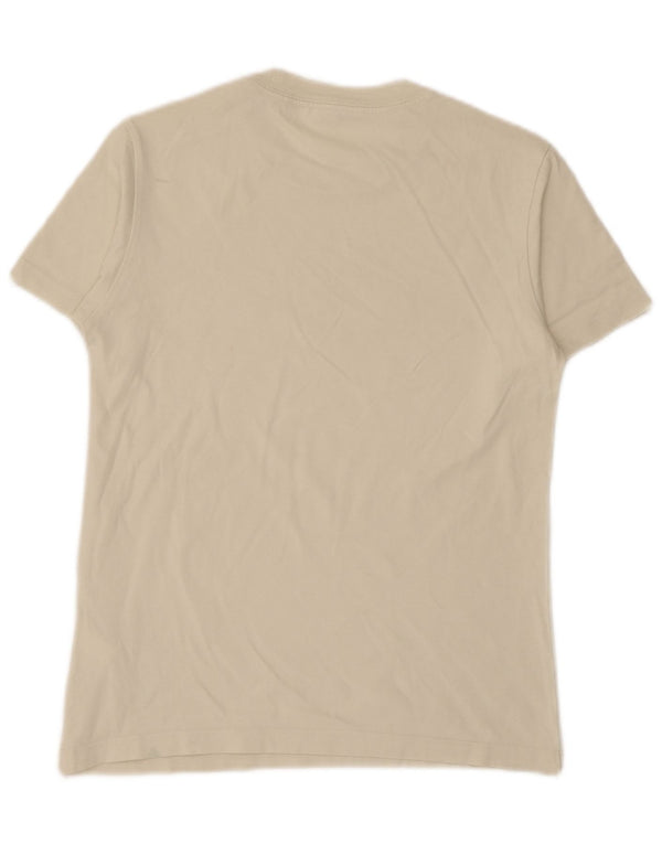 Converse T-Shirt Top UK 12 Medium Beige Bomuld