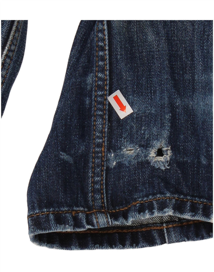 Fat Face Herre Straight Jeans W30 L31 Blå Bomuld
