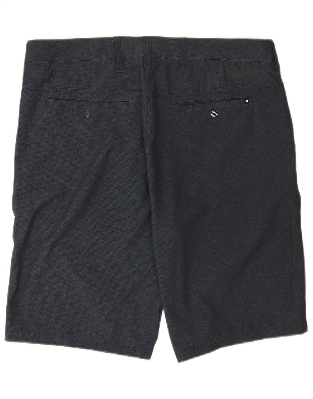 Hurley Herre Chino Shorts W32 Medium Navy Blue Polyester