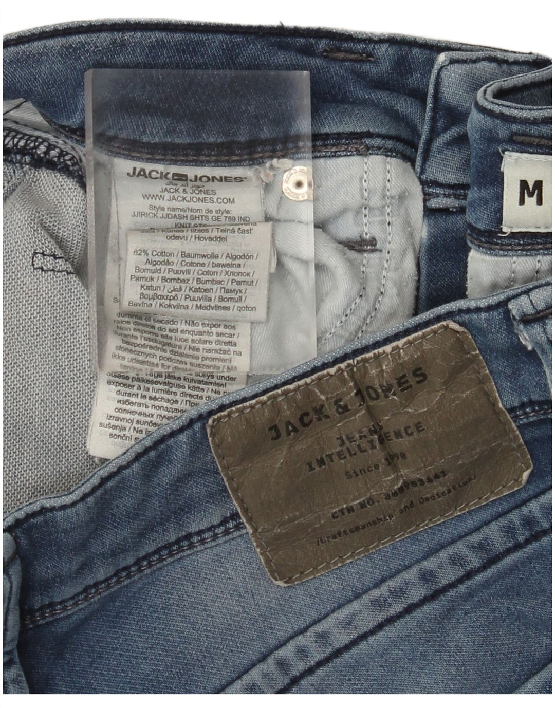 Jack & Jones Herre denimshorts Medium W30 Blå Bomuld