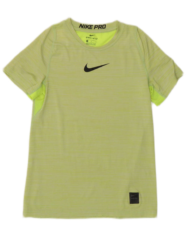 NIKE Boys Dri Fit Graphic T-Shirt Top 10-11 Years Medium Green