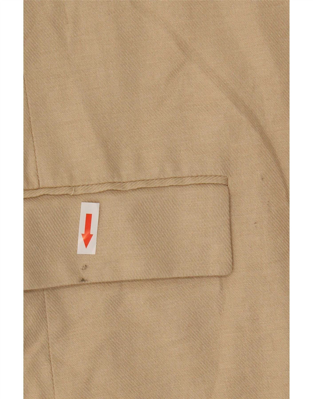 Zara Dame 3/4 ærmet åben blazerjakke UK 12 Medium Beige