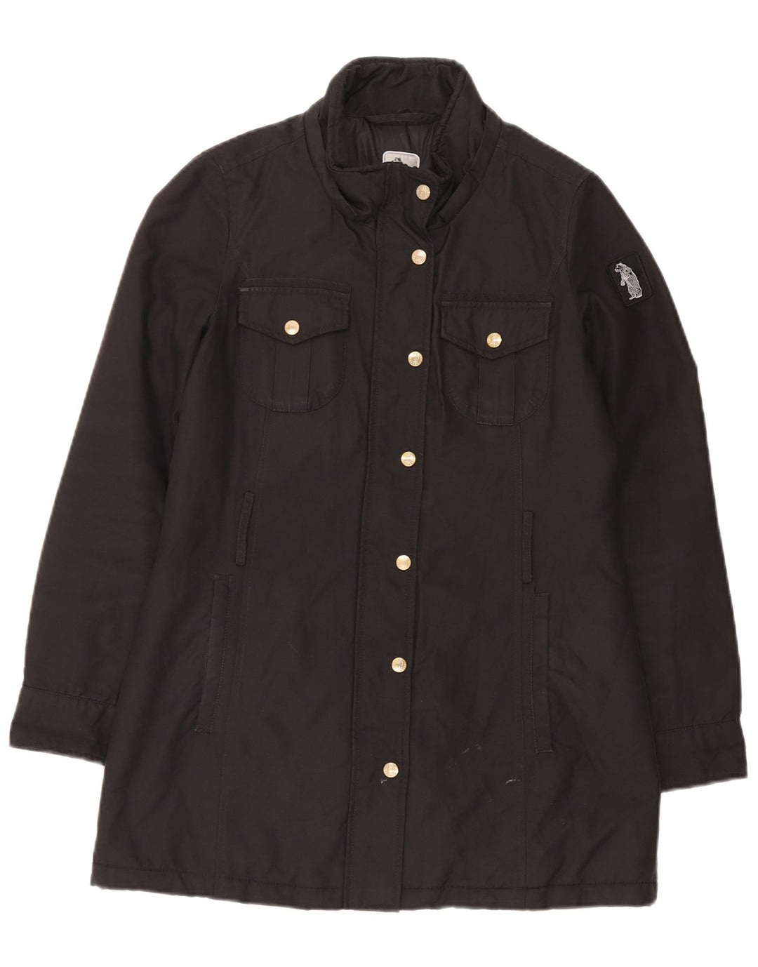 Refrigue Womens Utility Jacket UK 14 Medium Black Polyester
