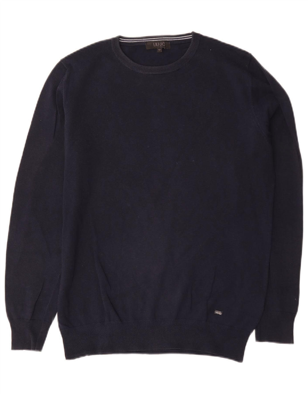 Liu Jo Herre sweater med rund hals, medium marineblå