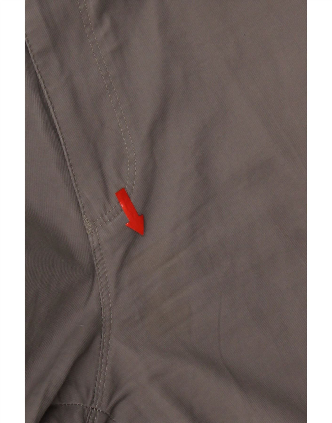 Marks & Spencer Straight Chino-bukser til mænd W40 L31 Grå bomuld