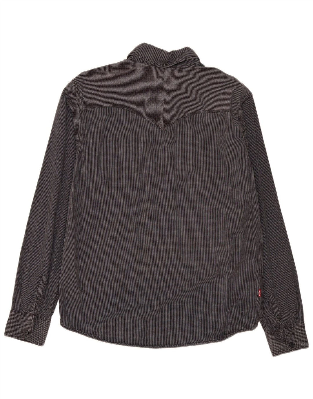 Levi's Herre Standard Fit skjorte Medium Grey Ternet Bomuld
