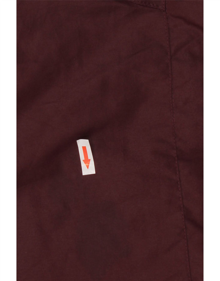 Mountain Warehouse Dame Regnjakke med hætte UK 12 Medium Burgundy