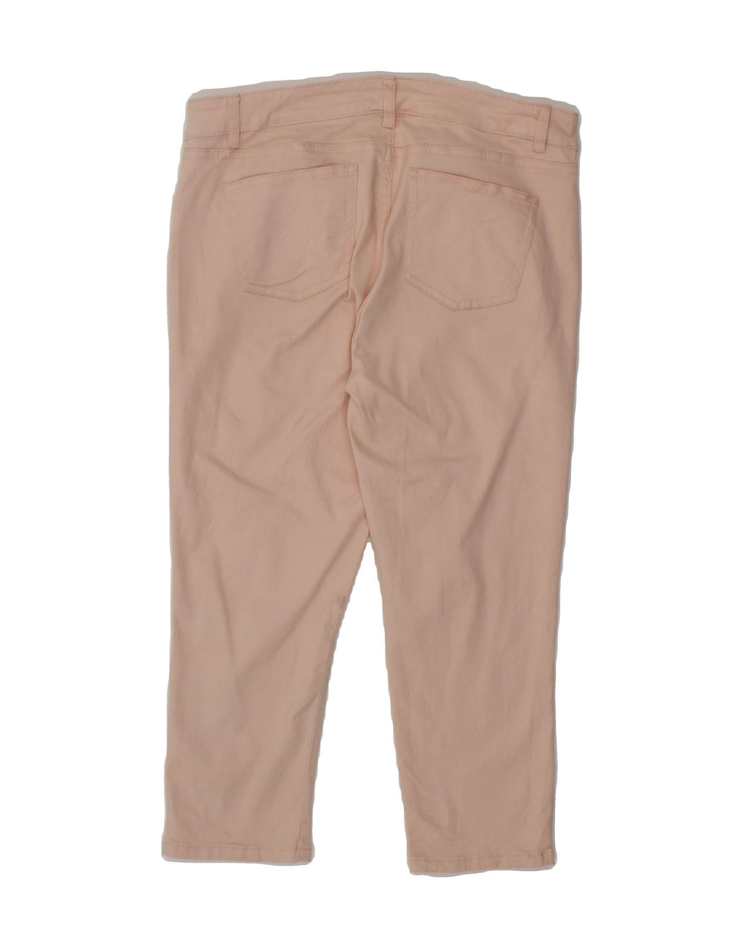 CHAPS Womens Petite Slim Capri Trousers US 6 Medium W30 L20 Pink Cotton Vintage Chaps and Second-Hand Chaps from Messina Hembry 