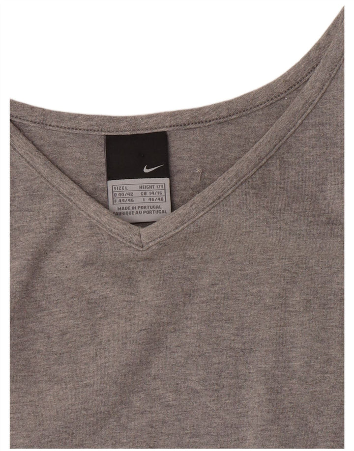 Nike Dame Crop Cami Top UK 14/16 Large Grey