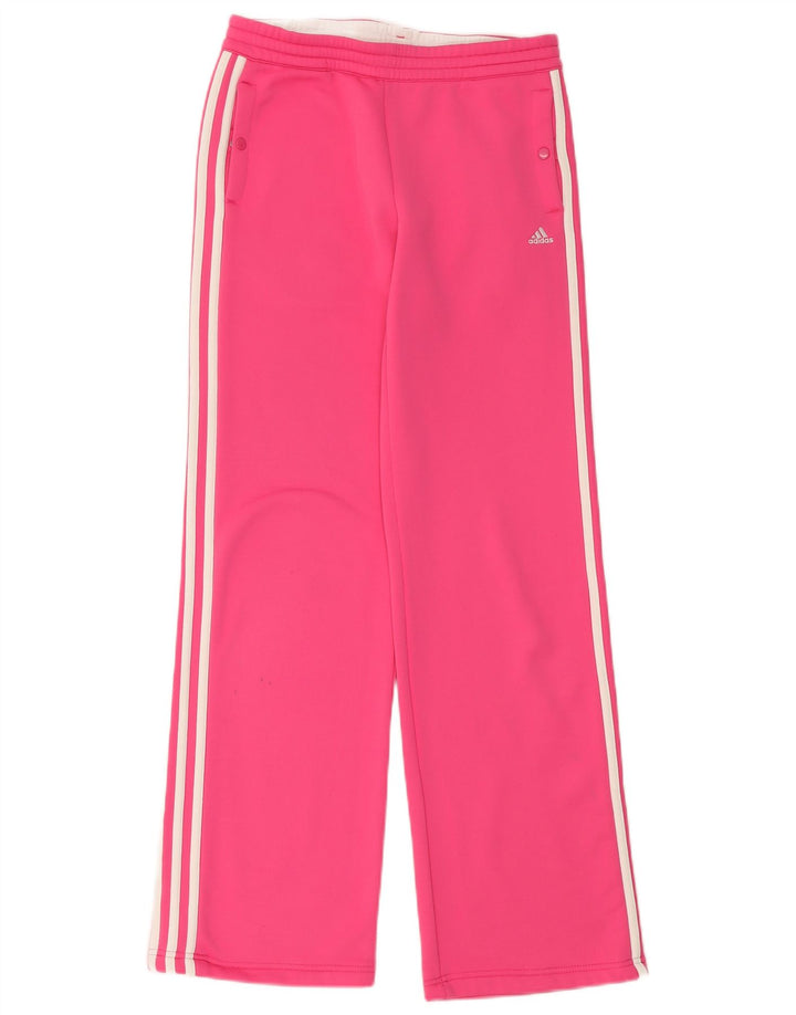 Adidas Lige træningsdragt bukser til kvinder UK 10 Small Pink Polyester