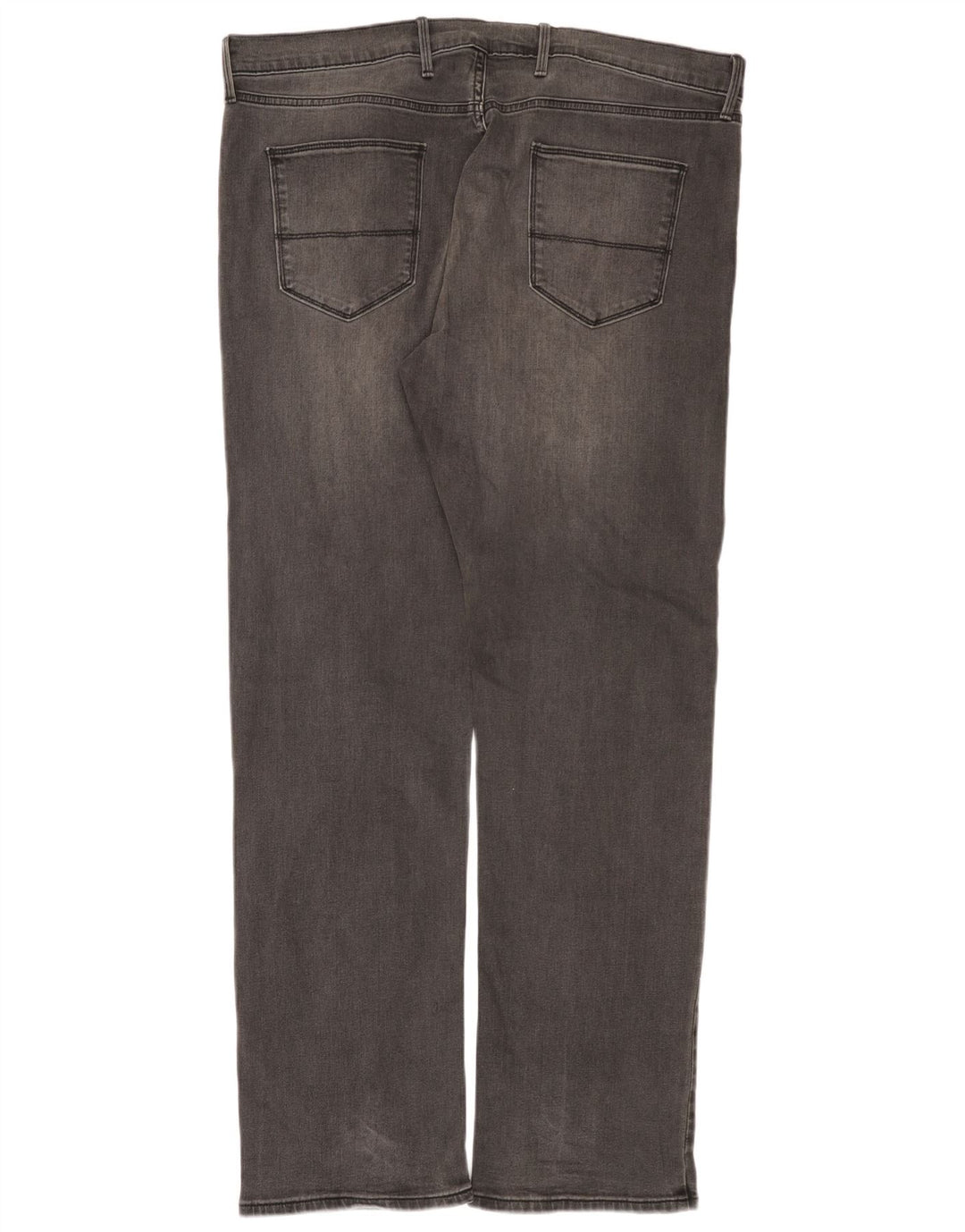 Marks & Spencer Straight Jeans til mænd W38 L33 Grå bomuld