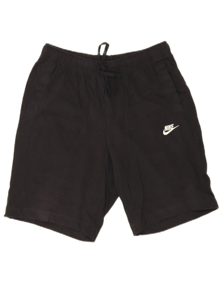 Nike Herre Sportshorts Medium Sort Bomuld