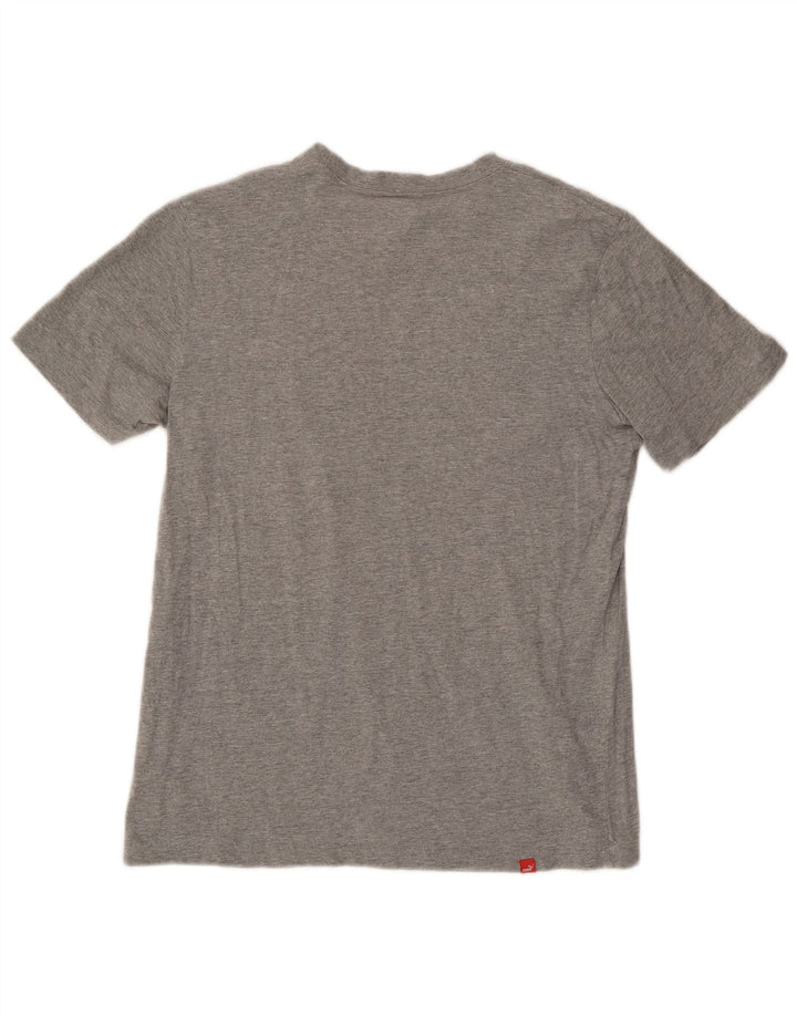 Puma Herre grafisk T-shirt top mellemgrå bomuld