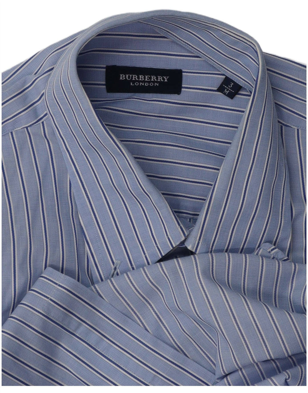 Burberry Herreskjorte Medium Blue Pinstripe