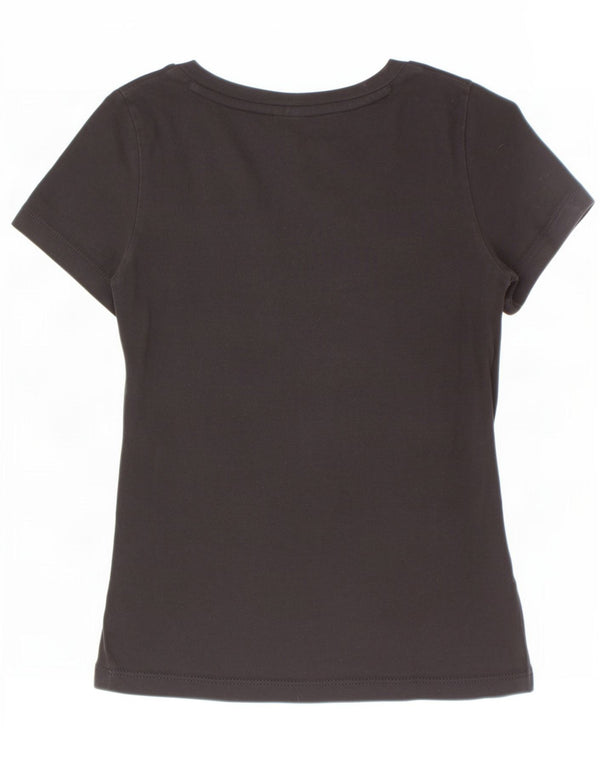 Puma Boys Grafisk T-Shirt Top 7-8 år Sort