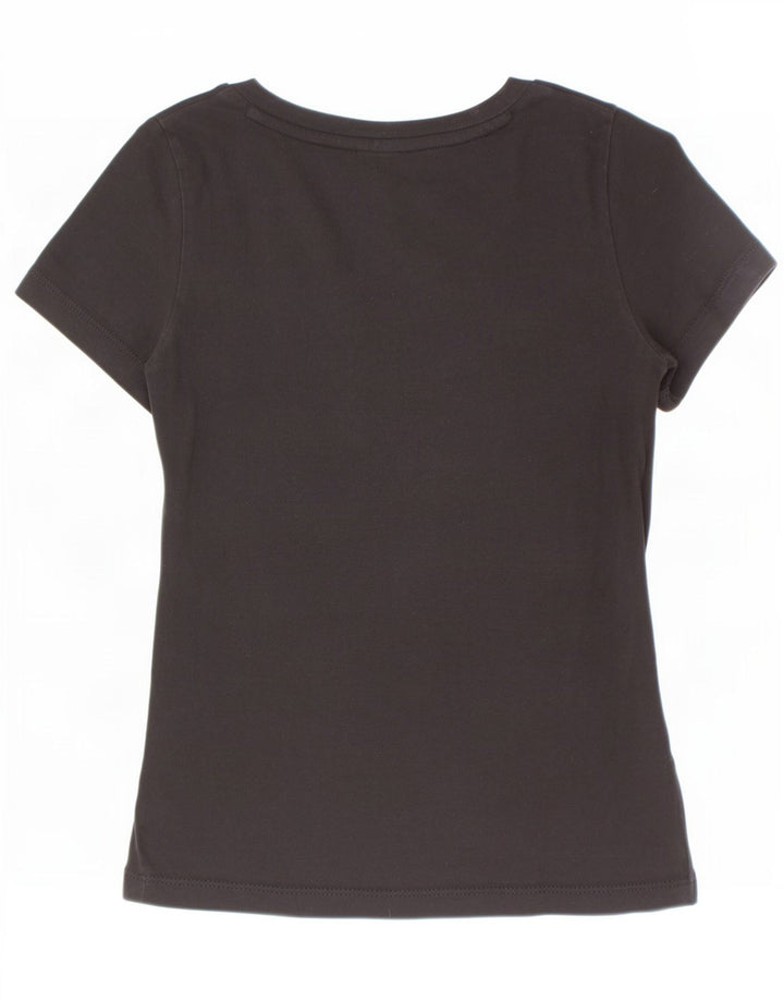Puma Boys Grafisk T-Shirt Top 7-8 år Sort