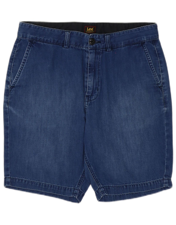 Lee Slim Chino Shorts til mænd W30 Medium Blue Bomuld