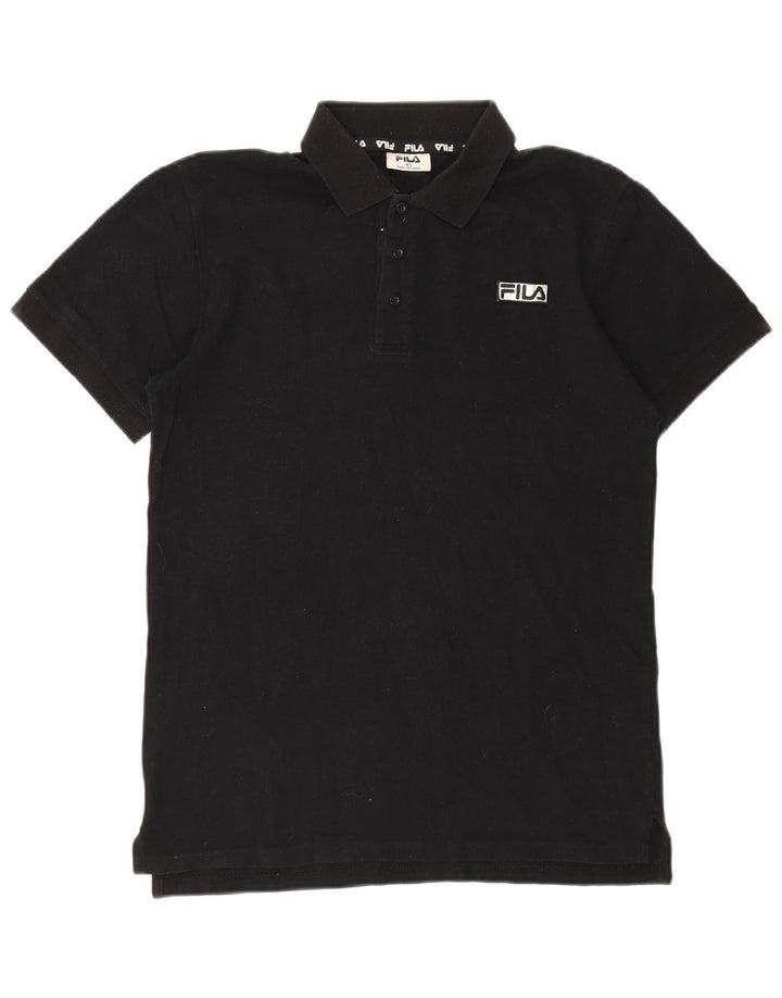 Fila Polo Shirt til mænd XS Sort bomuld
