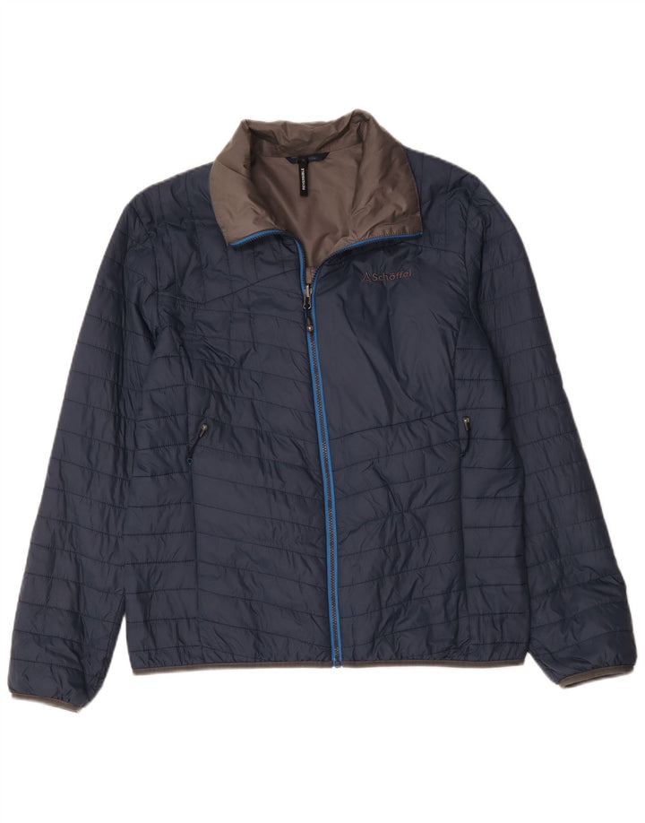 Schoffel Herre Polstret Jakke UK 44 2XL Navy Blue Polyamide