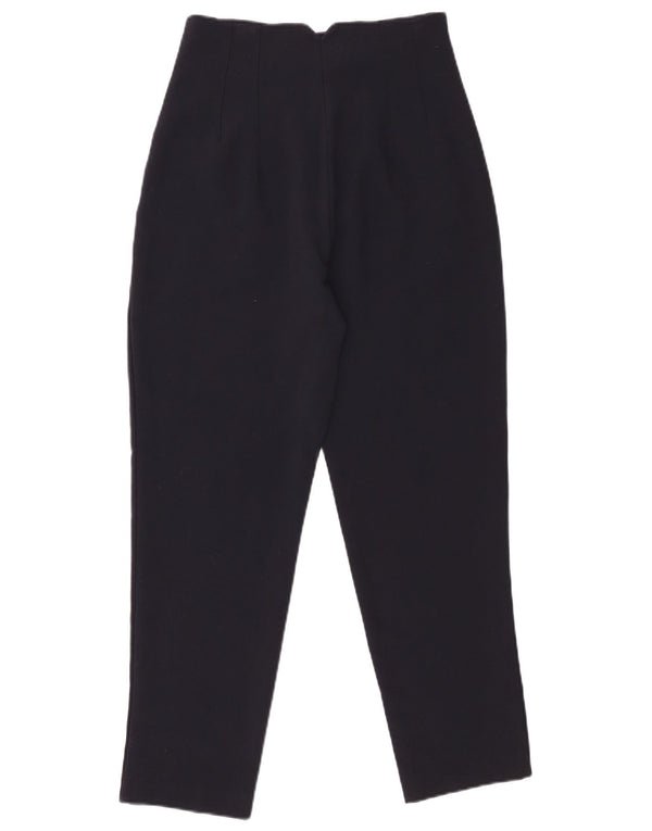 Zara koniske jakkesætsbukser til kvinder Small W26 L27 Marineblå