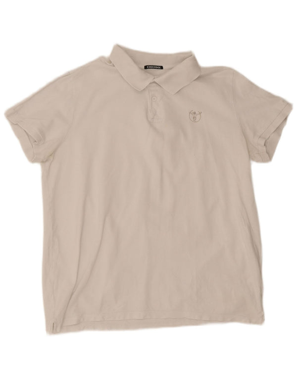 Chiemsee herre poloshirt XL hvid bomuld