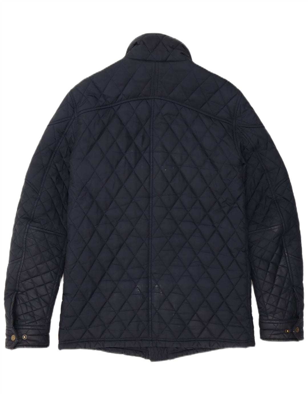 JOULES Herre quiltet jakke UK 36 Small Navy Blue Polyester