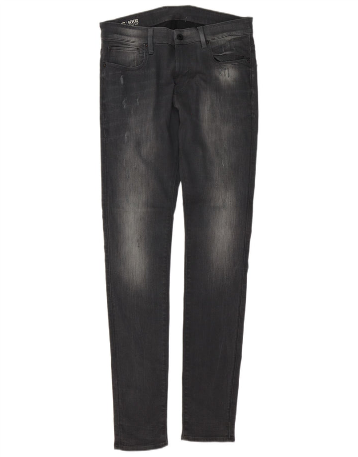 G-Star Herre Revend Distressed Super Slim Jeans W34 L36 Grå Bomuld