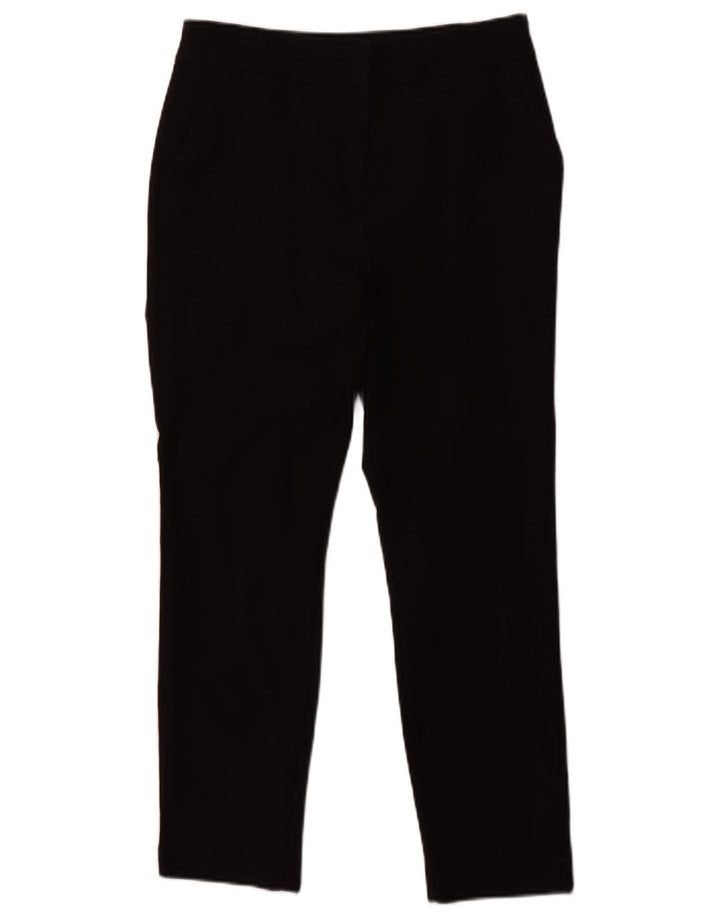 WAREHOUSE Dame Slim Chino Bukser UK 10 Small W28 L26 Sort Bomuld