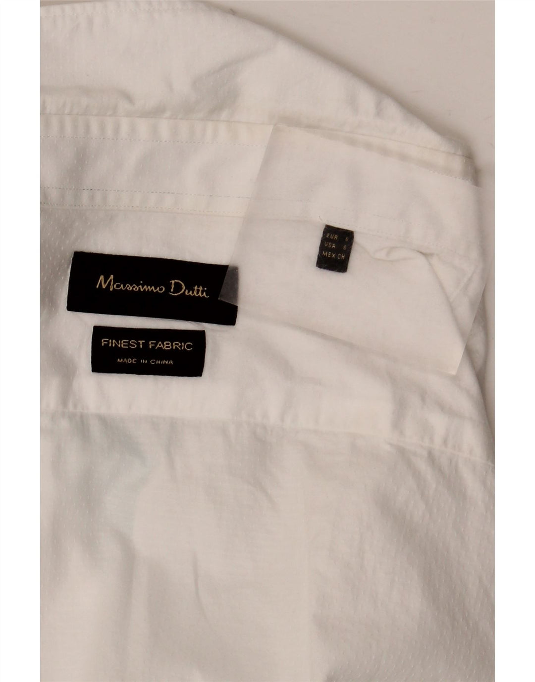 Massimo Dutti herreskjorte lille hvid