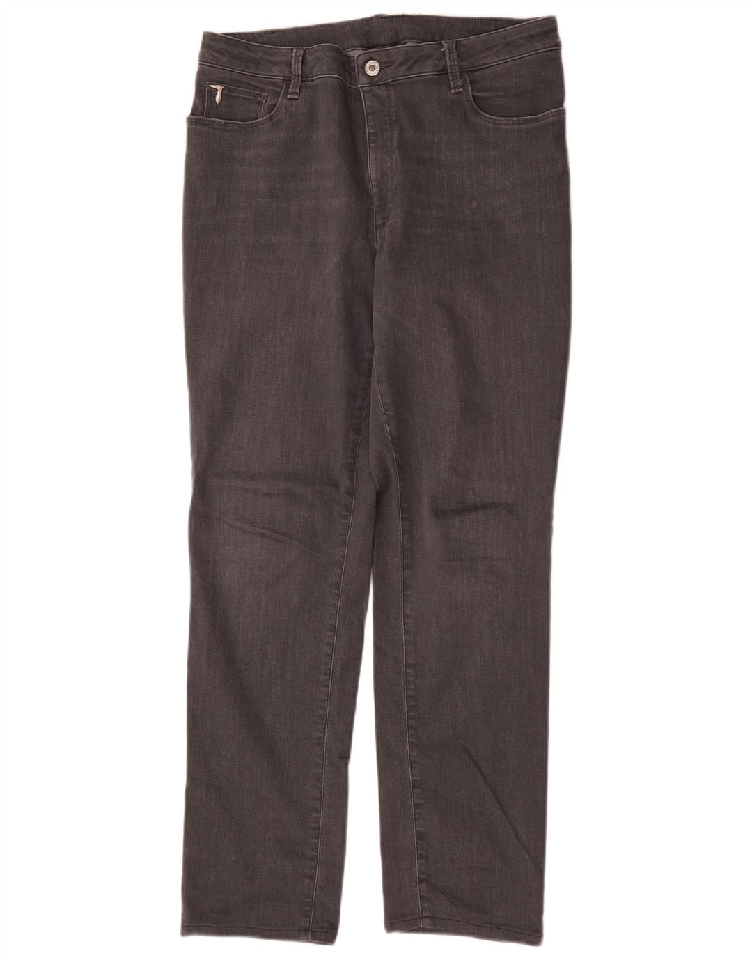 Trussardi Lige Jeans til kvinder W36 L29 Grå Bomuld