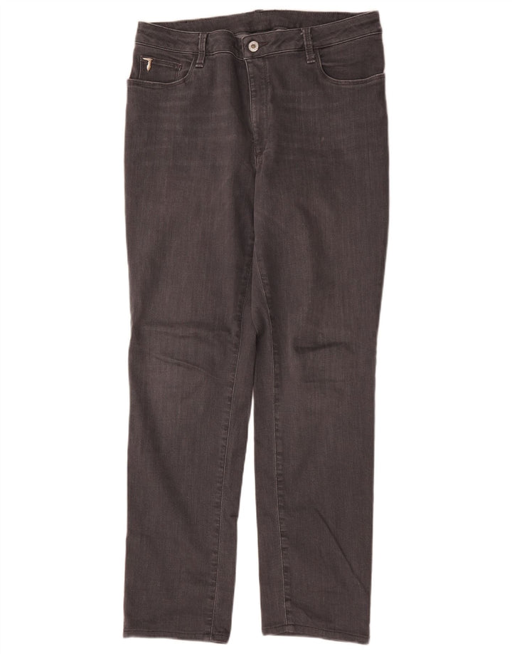 Trussardi Lige Jeans til kvinder W36 L29 Grå Bomuld