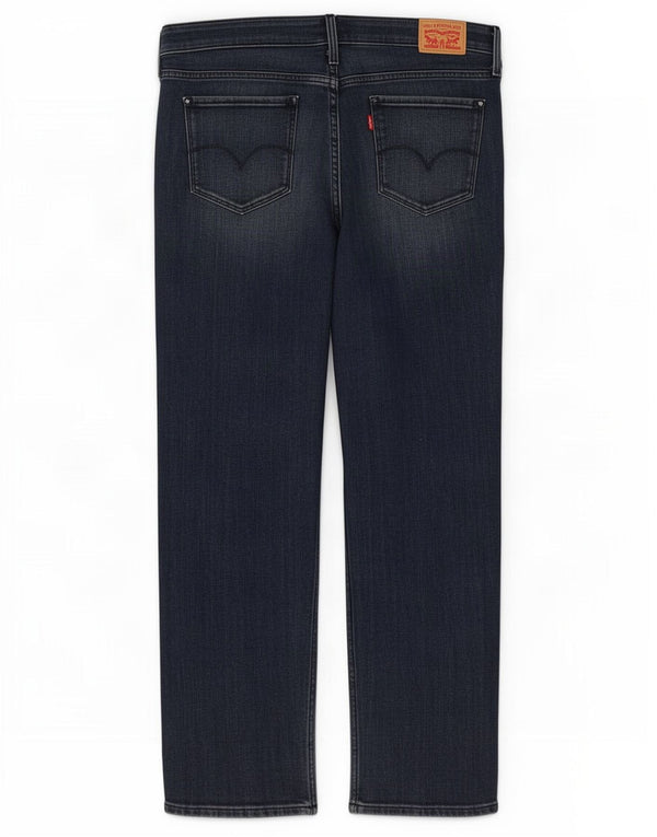 Levi's Womens 314 Shaping Straight Jeans US 20 3XL W38 L30 Marineblå Bomuld