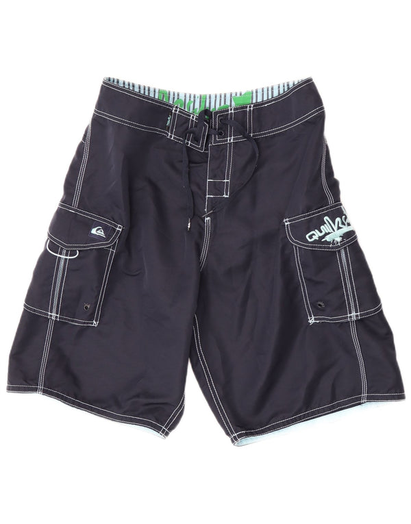 Quiksilver Herre Graphic Cargo svømmeshorts Medium Navy Blue Polyester