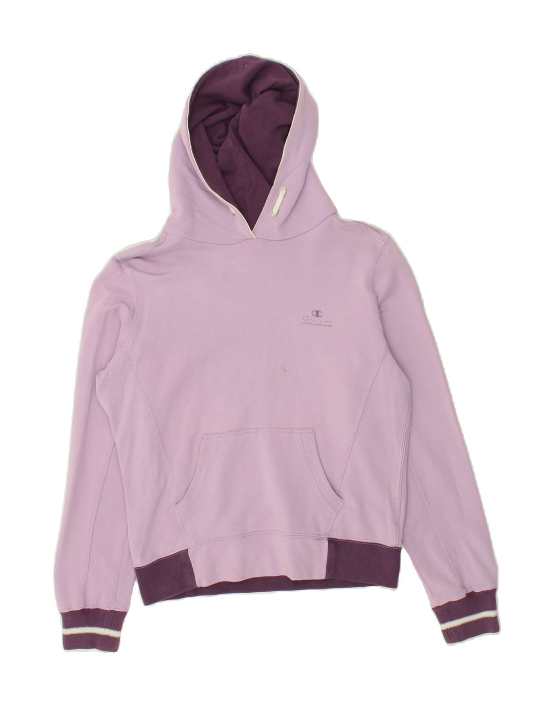 CHAMPION Womens Heritage Classics Hoodie Jumper UK 14 Medium Purple Vintage Champion and Second-Hand Champion from Messina Hembry 
