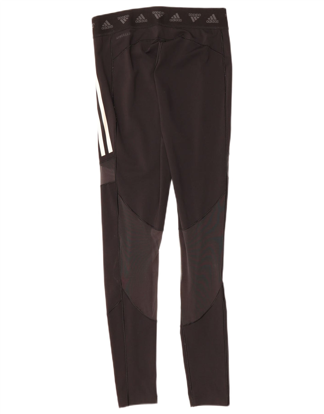 ADIDAS Aeroready Grafiske Leggings til kvinder UK 12 Medium Sort