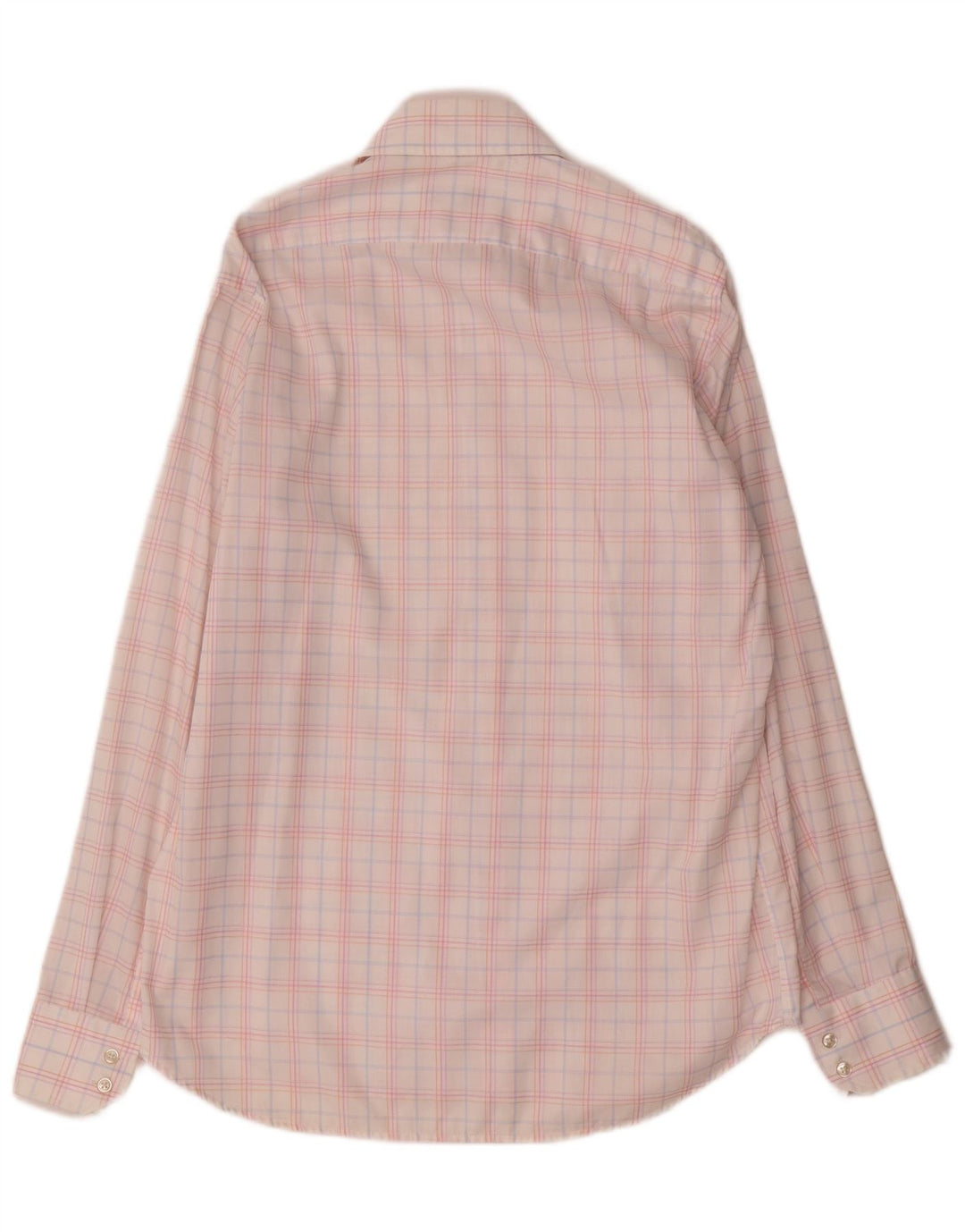 Hugo Boss herreskjorte str. 39 15 1/2 Medium Flerfarvet ternet bomuld