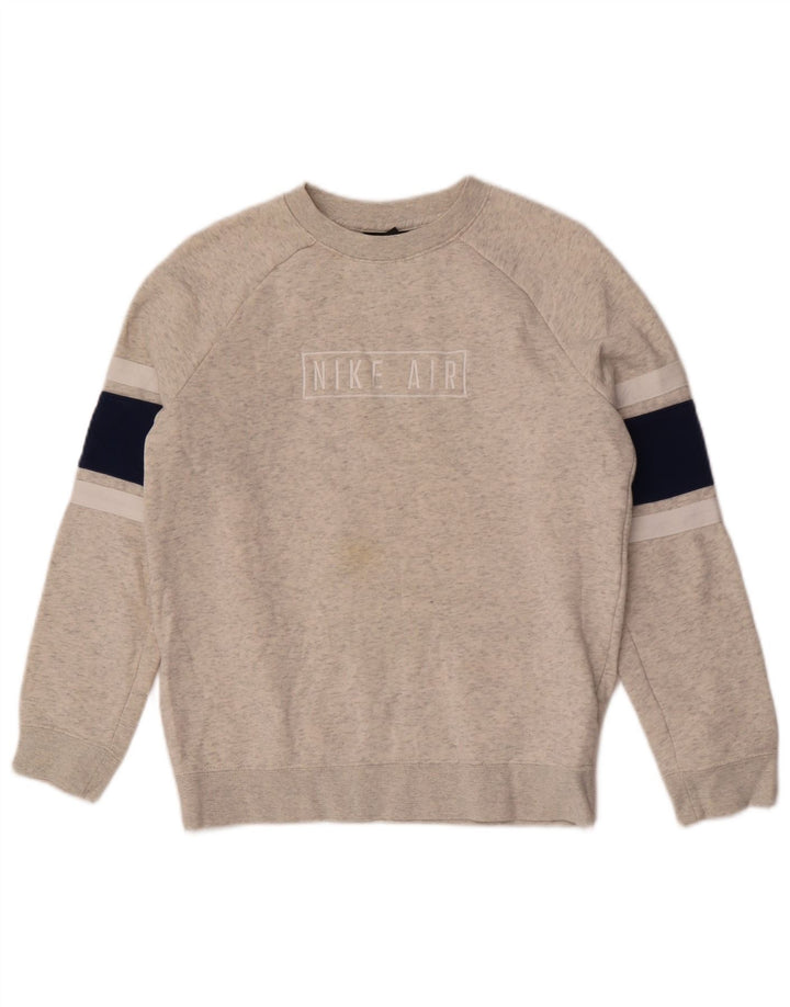 Nike Boys Graphic Sweatshirt Jumper 12-13 år Stor grå farveblok