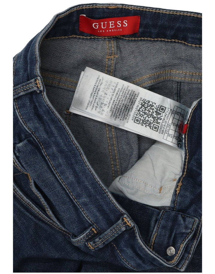 GUESS Skinny Jeans til kvinder W29 L28 Marineblå bomuld