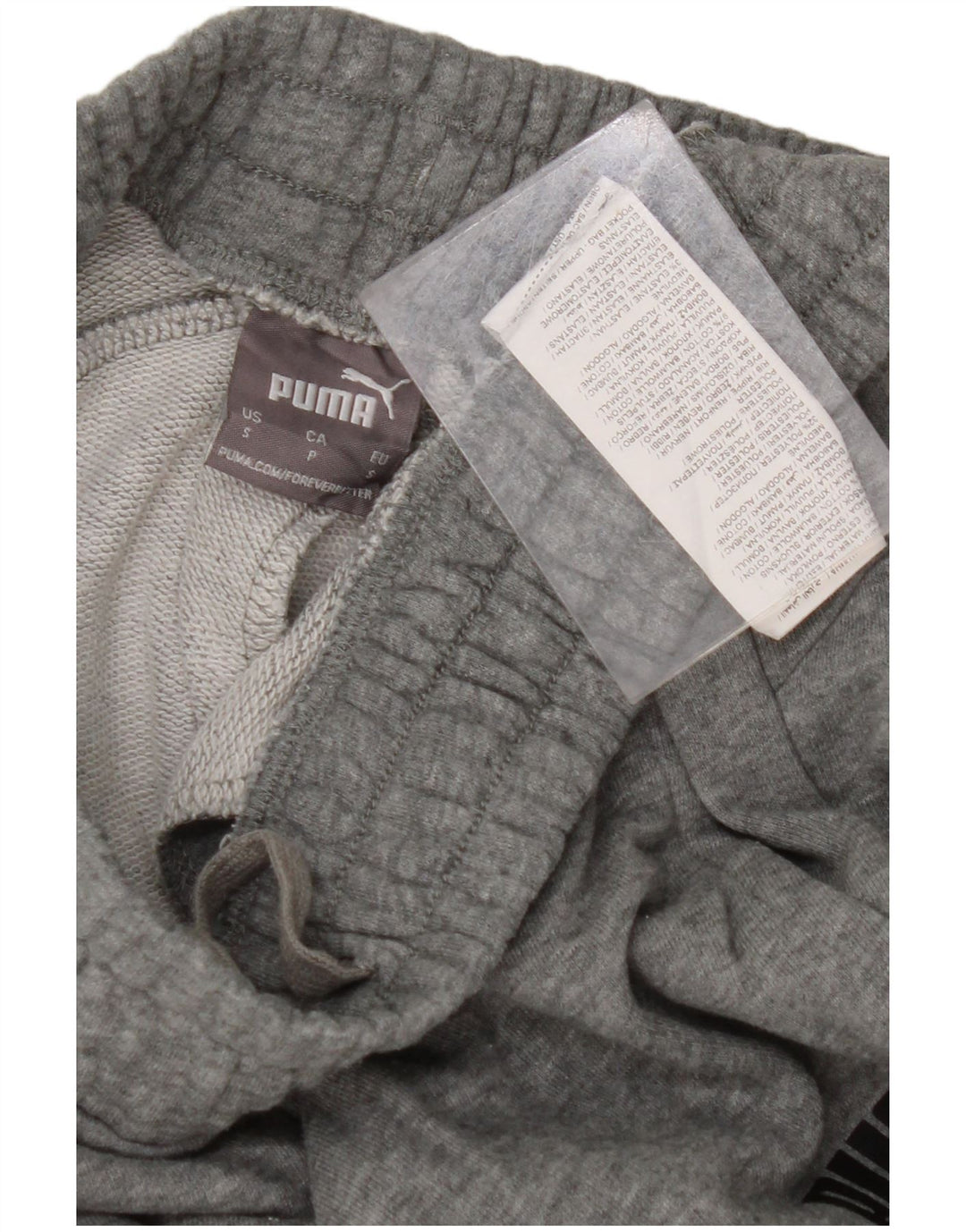 PUMA Mens Tracksuit Trousers Joggers Small  Grey Cotton