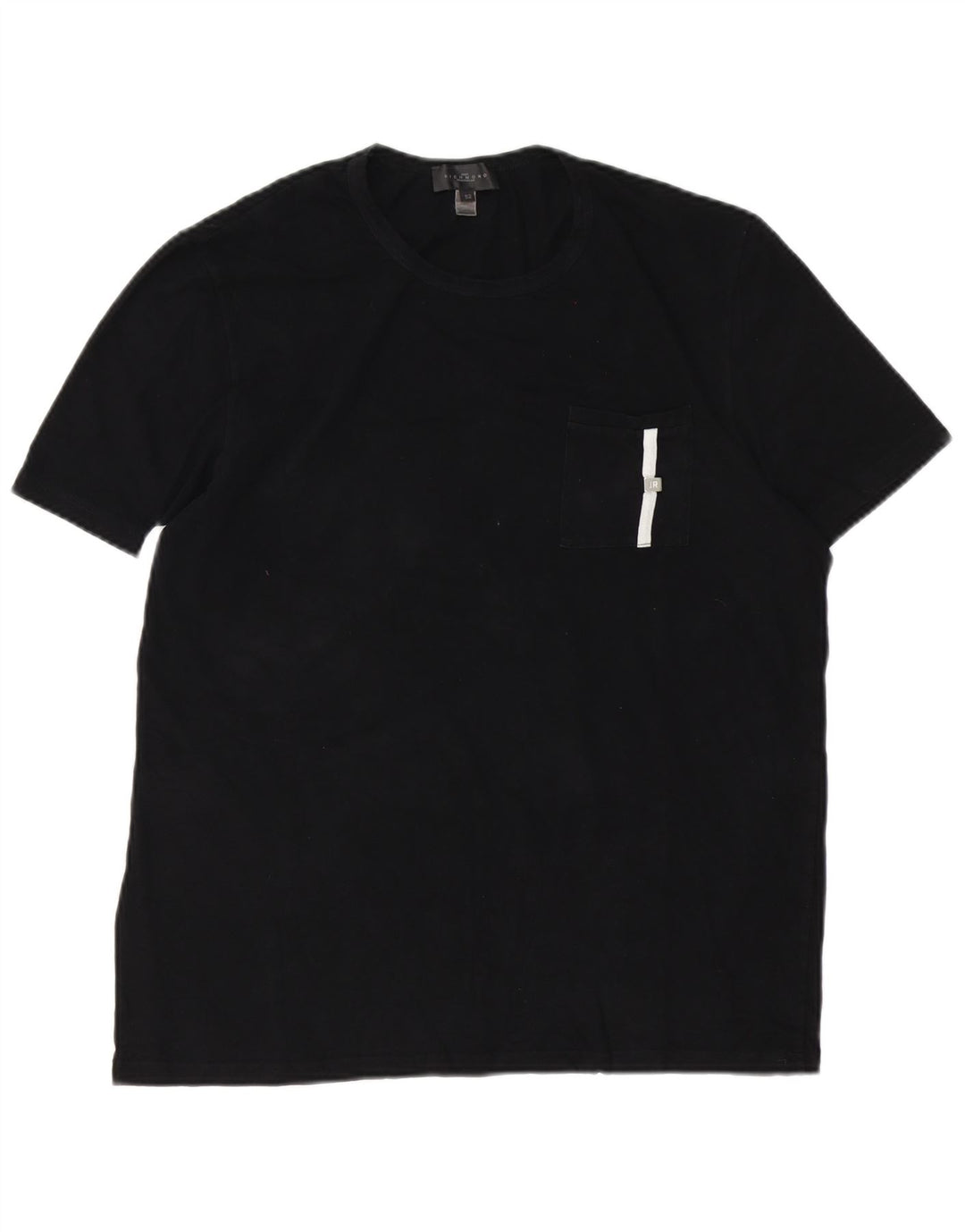Richmond Herre T-Shirt Top IT 52 Stor Sort Bomuld
