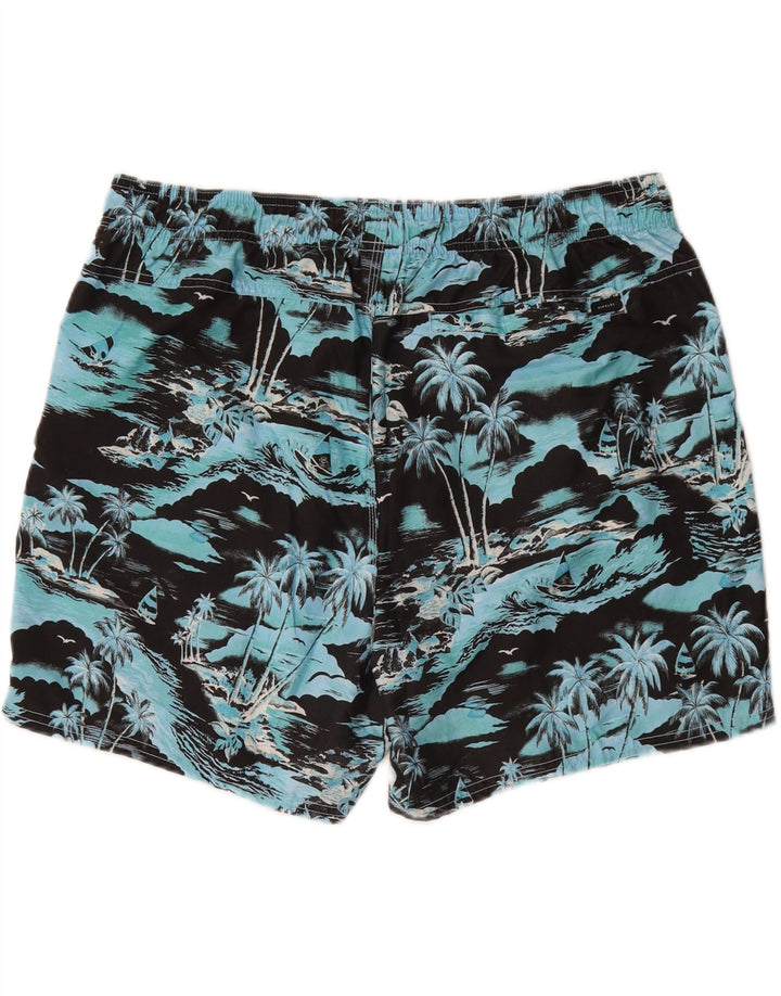 RIP CURL Mens Swimming Shorts 2XL  Blue Floral Polyester Vintage Rip Curl and Second-Hand Rip Curl from Messina Hembry 