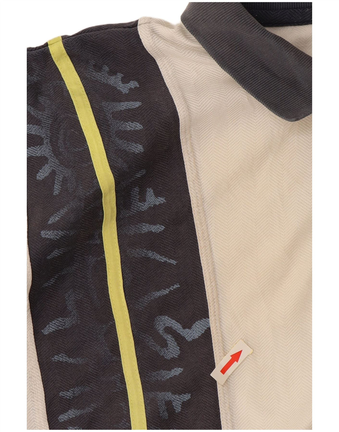 LOTTO Rugby polotrøje til mænd UK 40/42 Large White Colourblock Polyester