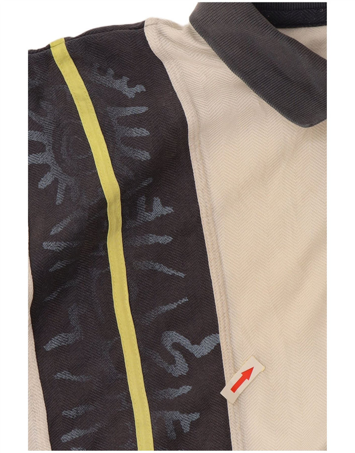 LOTTO Rugby polotrøje til mænd UK 40/42 Large White Colourblock Polyester