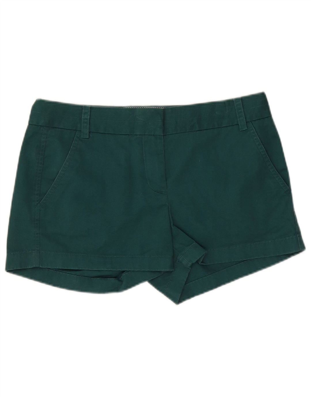 J. CREW Chino-shorts til kvinder US 4 Small W32 Green Cotton